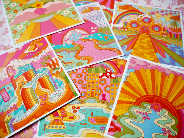 Peace Cabin Print