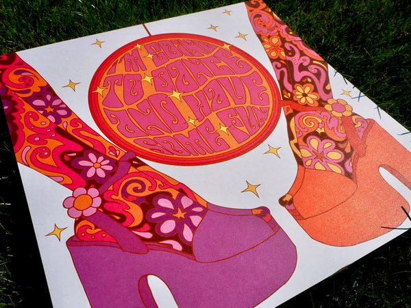 Groove is in the Heart Print