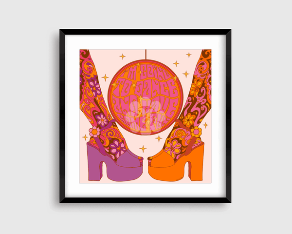 Groove is in the Heart Print