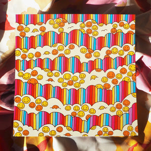 Happy in the Clouds Print