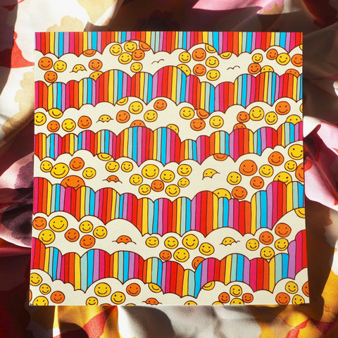 Happy in the Clouds Print