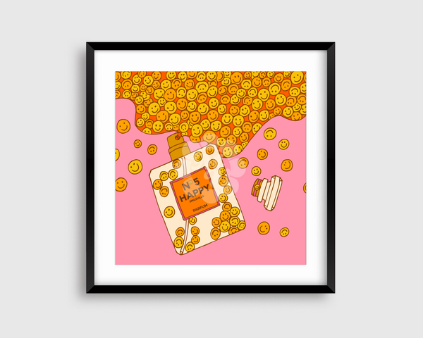 Happy No 5 Print