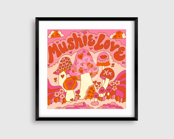 Mushie Love Print