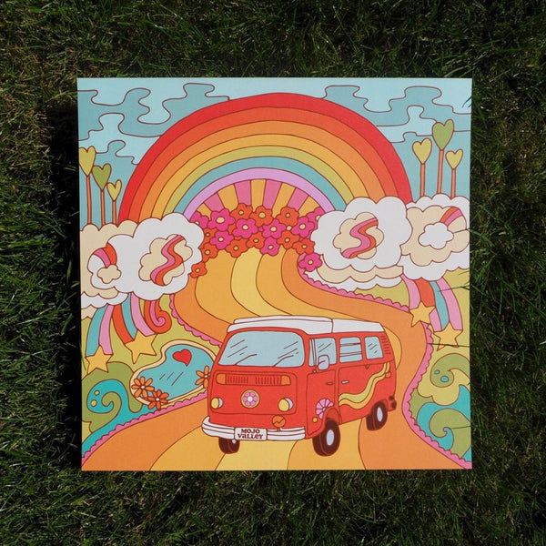 Rainbow Camper Print