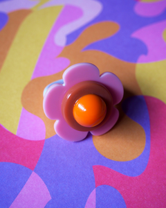 Memphis Bloom Ring (Rose/Rust)