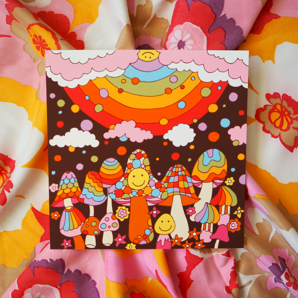 Rainbow Wash Print