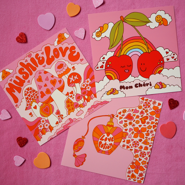 Mushie Love Print