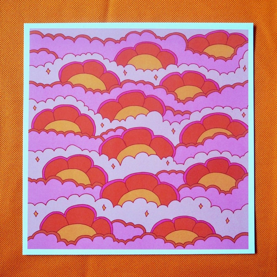 Rising Flowers Print