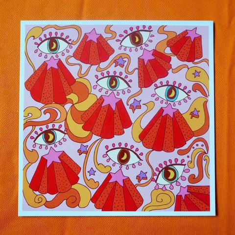 Eye of the Star Print