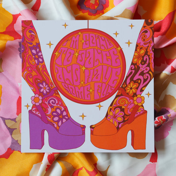 Groove is in the Heart Print
