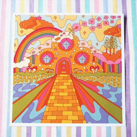 Peace Cabin Print