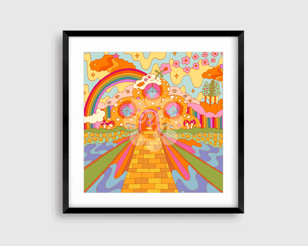 Peace Cabin Print