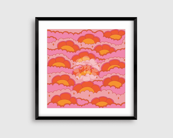 Rising Flowers Print