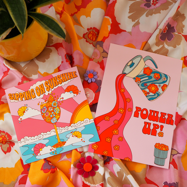 Sipping on Sunshine Print