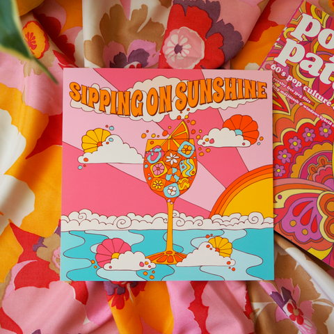 Sipping on Sunshine Print